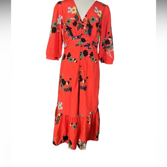 eShakti Wayward Fancies Floral Mini Dress Size 14 - Picture 7 of 7